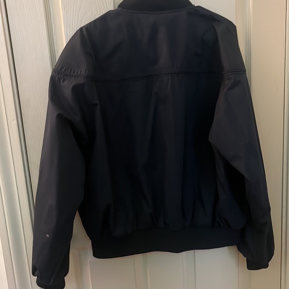 Dark blue knightsbridge bomber with cobra patch: Size Large - Picture 2 of 4